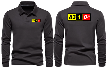 AIRBUS A310 LONG SLEEVE POLO